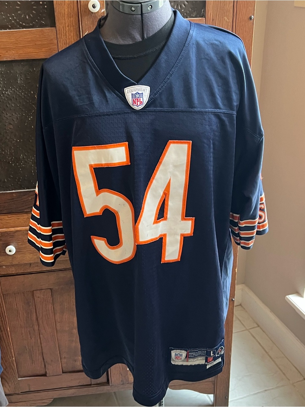Brian Urlacher bears jersey by Reebok size L